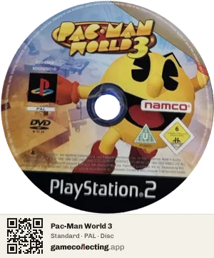 Pac-Man World 3 PlayStation 2, PAL disc