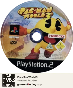 Pac-Man World 3 PlayStation 2, PAL disc