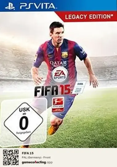 FIFA 15 PlayStation Vita, Germany box front