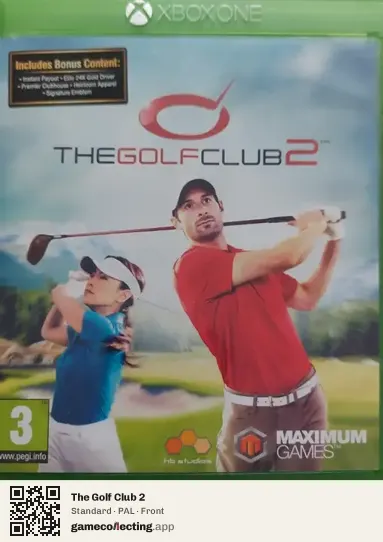 The Golf Club 2 Xbox One, PAL box front