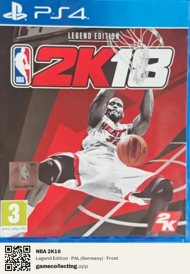 NBA 2K18 PlayStation 4, Germany box front
