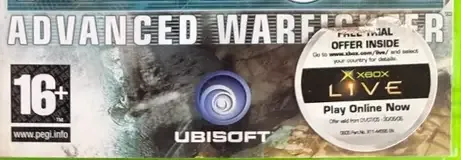 Tom Clancy's Ghost Recon: Advanced Warfighter, the PEGI square on its front
