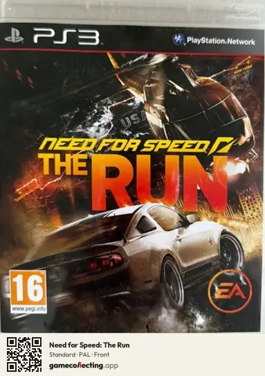 Need for Speed: The Run PlayStation 3, PAL box front