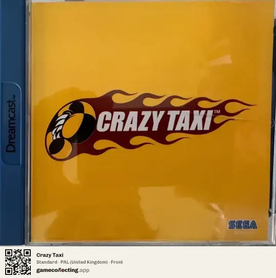 Crazy Taxi Sega Dreamcast, United Kingdom box front