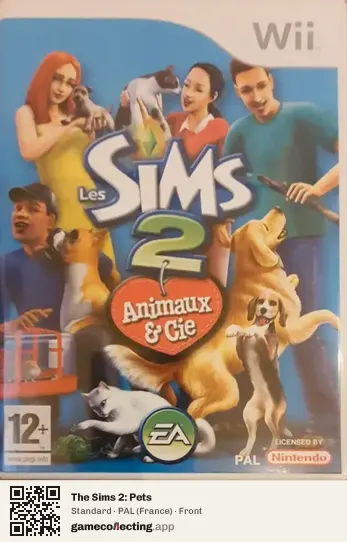 The Sims 2: Pets Nintendo Wii, France box front