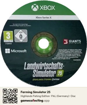 Farming Simulator 25 Xbox Series X, PAL disc
