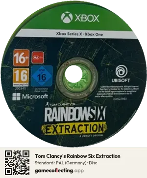 Tom Clancy's Rainbow Six Extraction Xbox Series X, PAL disc
