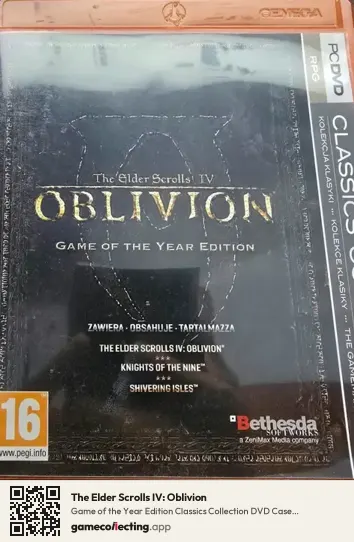 The Elder Scrolls IV: Oblivion Computer, Poland box front