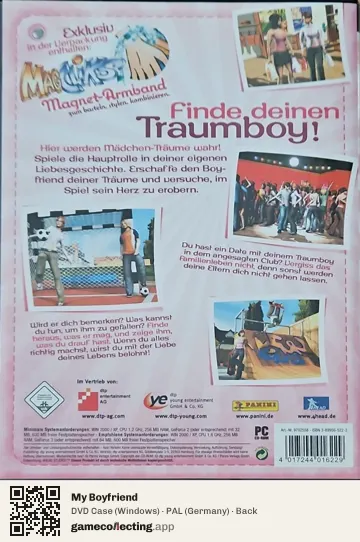 My Boyfriend Computer, Germany box back