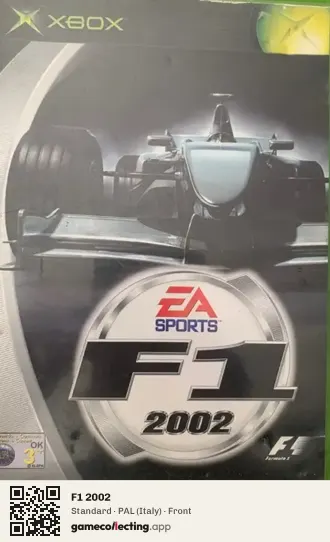 F1 2002 Xbox, Italy box front