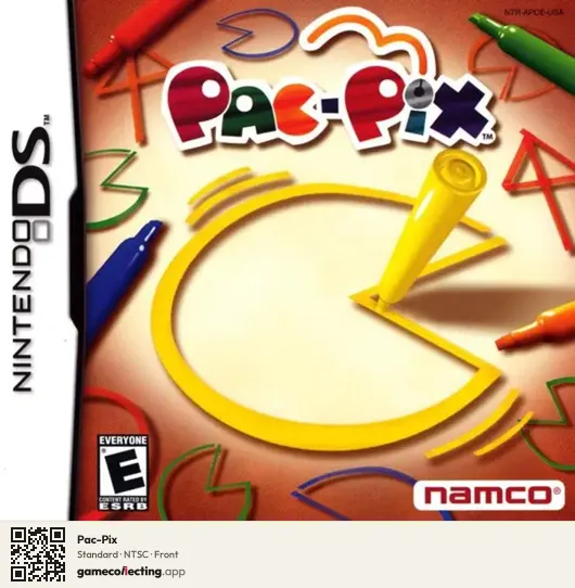 Pac-Pix Nintendo DS, NTSC box front