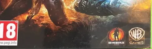Mortal Kombat, the PEGI square on its front