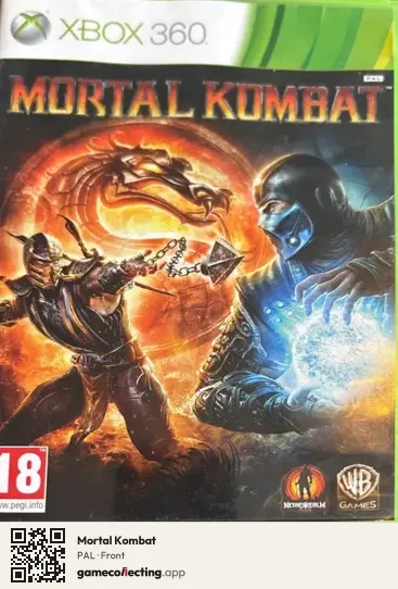 Mortal Kombat Xbox 360, PAL box front