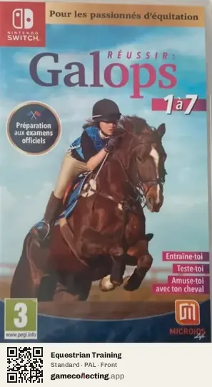 Equestrian Training Nintendo Switch, PAL box front