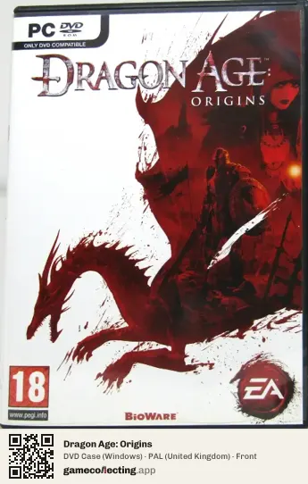 Dragon Age: Origins Computer, United Kingdom box front