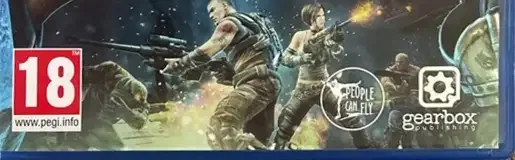 Bulletstorm: Full Clip Edition, the PEGI square on its front