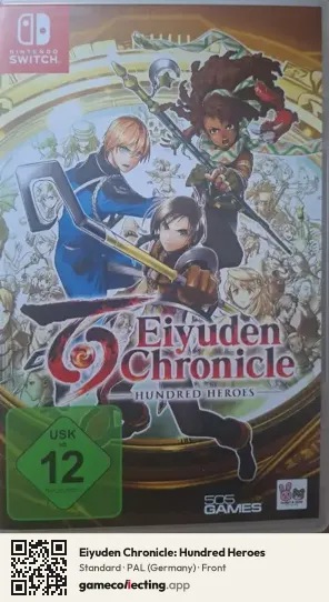 Eiyuden Chronicle: Hundred Heroes Nintendo Switch, Germany box front
