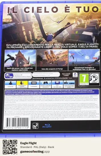 Eagle Flight PlayStation 4, Italy box back