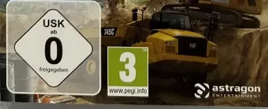 Construction Simulator 2+3, the USK square on its front
