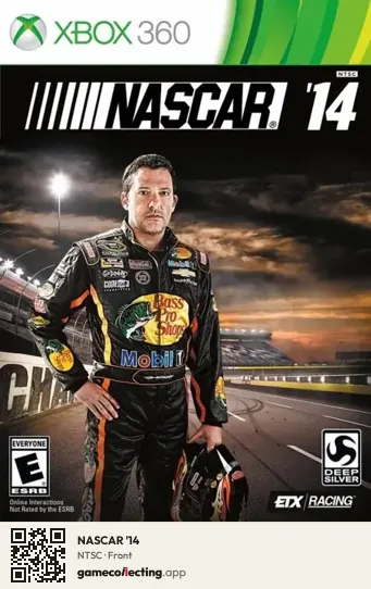 NASCAR '14 Xbox 360, NTSC box front