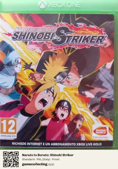 Naruto to Boruto: Shinobi Striker Xbox One, Italy box front