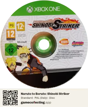 Naruto to Boruto: Shinobi Striker Xbox One, PAL disc