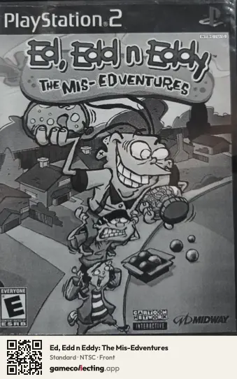 Ed, Edd n Eddy: The Mis-Edventures PlayStation 2, NTSC box front