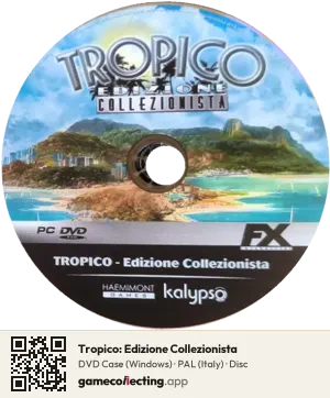 Tropico: Edizione Collezionista Computer, PAL disc