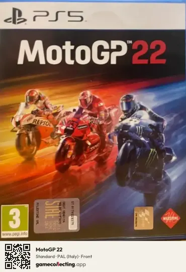 MotoGP 22 PlayStation 5, Italy box front
