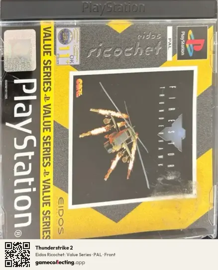 Thunderstrike 2 PlayStation, PAL box front