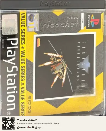 Thunderstrike 2 PlayStation, PAL box front