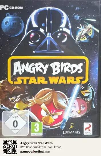 Angry Birds Star Wars Computer, PAL box front