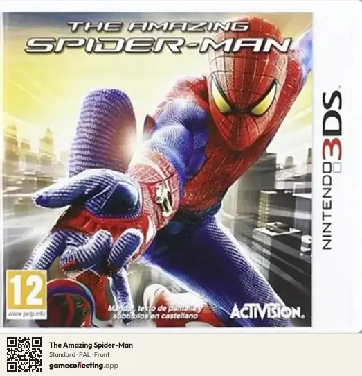 The Amazing Spider-Man Nintendo 3DS, PAL box front