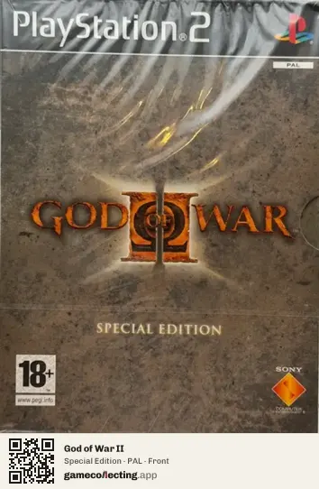God of War II PlayStation 2, PAL box front