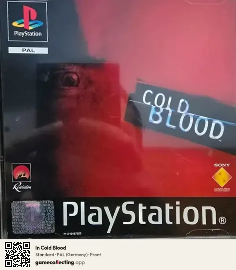 In Cold Blood PlayStation, Germany box front