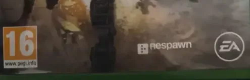 Titanfall 2, the PEGI square on its front