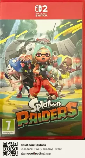 Splatoon Raiders Nintendo Switch 2, Germany box front