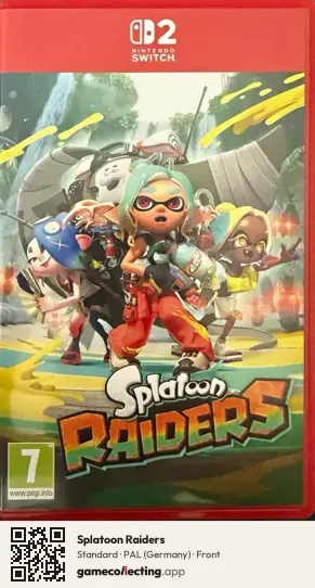 Splatoon Raiders Nintendo Switch 2, Germany box front
