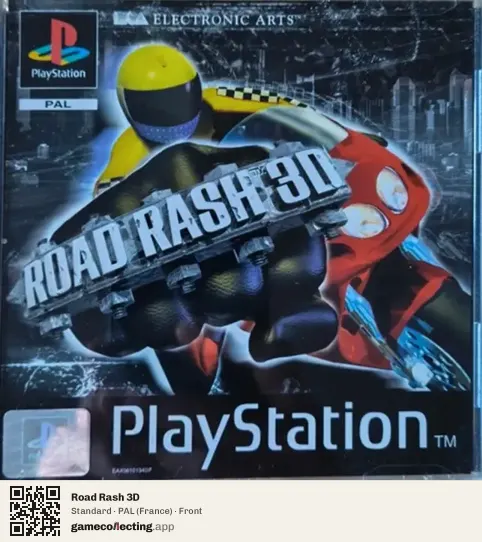 Road Rash 3D PlayStation, France box front