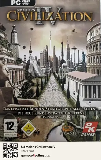 Sid Meier's Civilization IV Computer, PAL box front