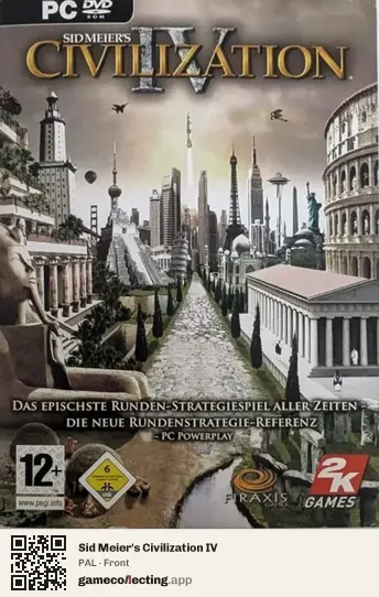 Sid Meier's Civilization IV Computer, PAL box front