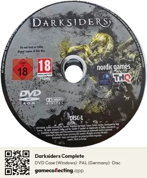 Darksiders Complete Computer, PAL disc