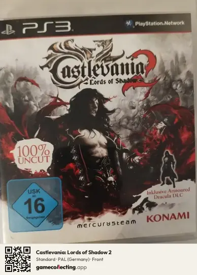 Castlevania: Lords of Shadow 2 PlayStation 3, Germany box front