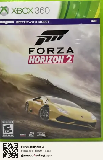 Forza Horizon 2 Xbox 360, NTSC box front