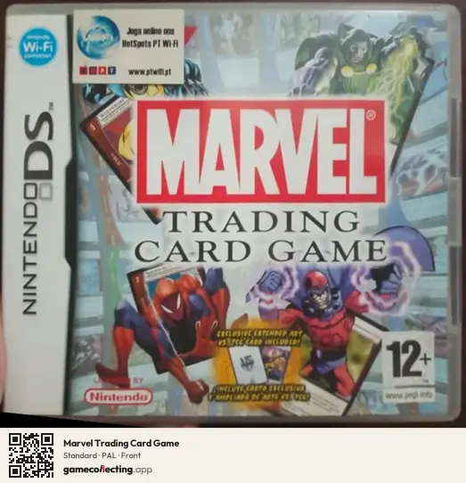Marvel Trading Card Game Nintendo DS, PAL box front