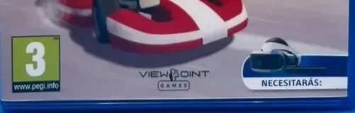 VR Karts, the PEGI square on its front