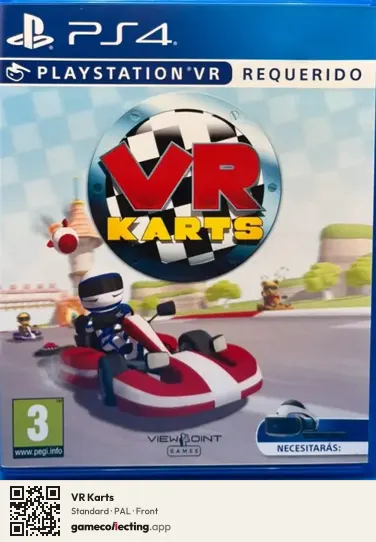 VR Karts PlayStation 4, PAL box front
