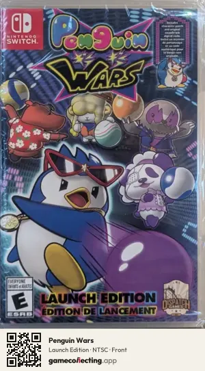 Penguin Wars Nintendo Switch, NTSC box front