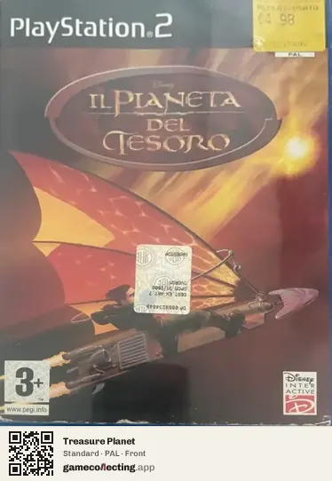 Treasure Planet PlayStation 2, PAL box front
