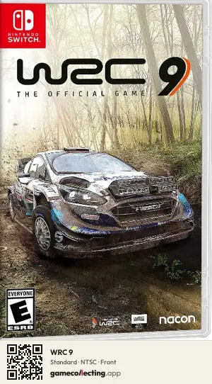 WRC 9 Nintendo Switch, NTSC box front